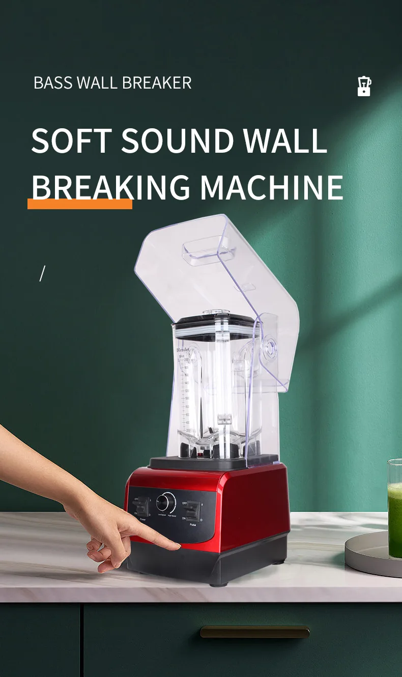 Lower Noise High Speed Blender For Commercial