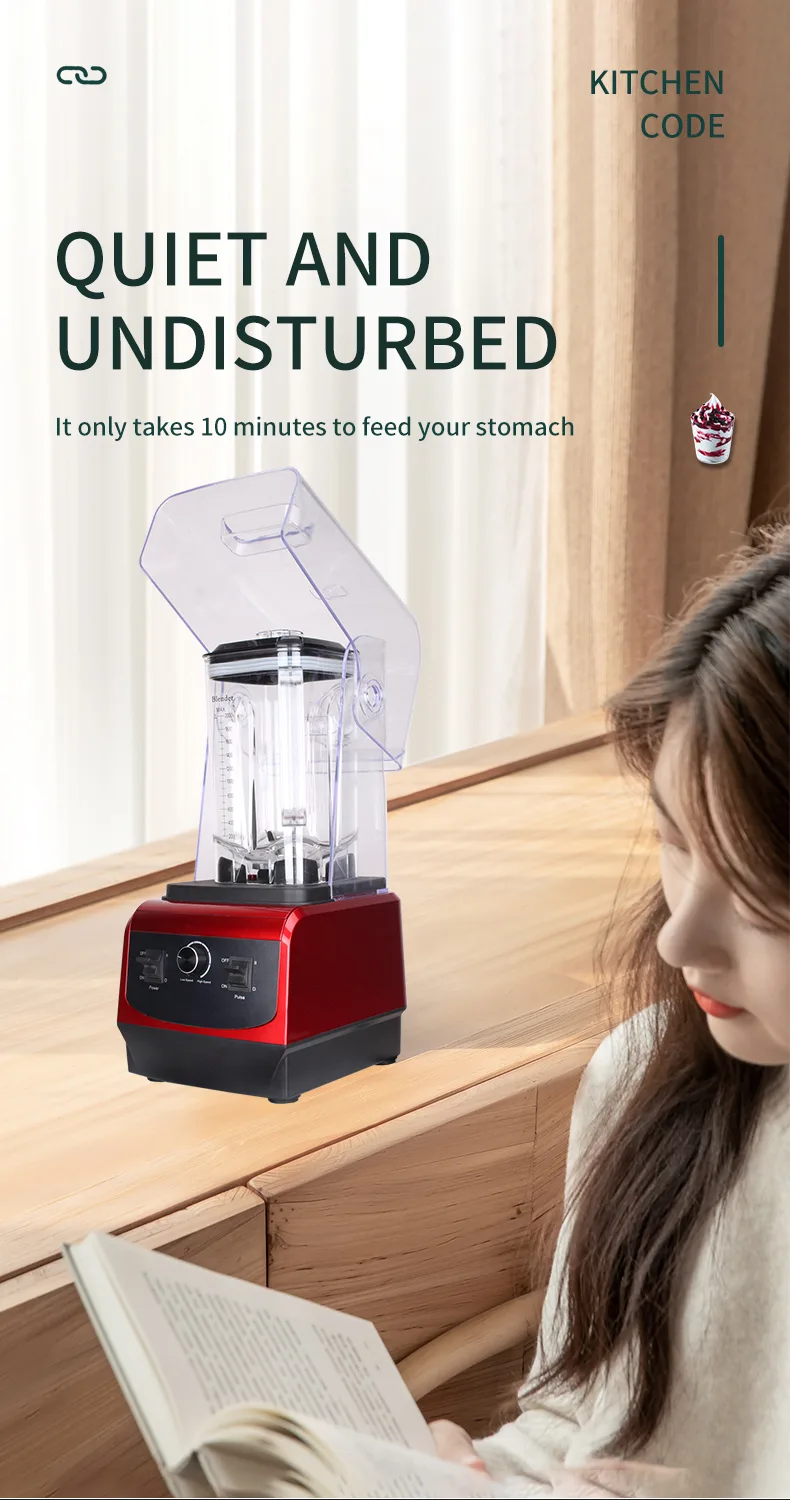 Lower Noise High Speed Blender For Commercial