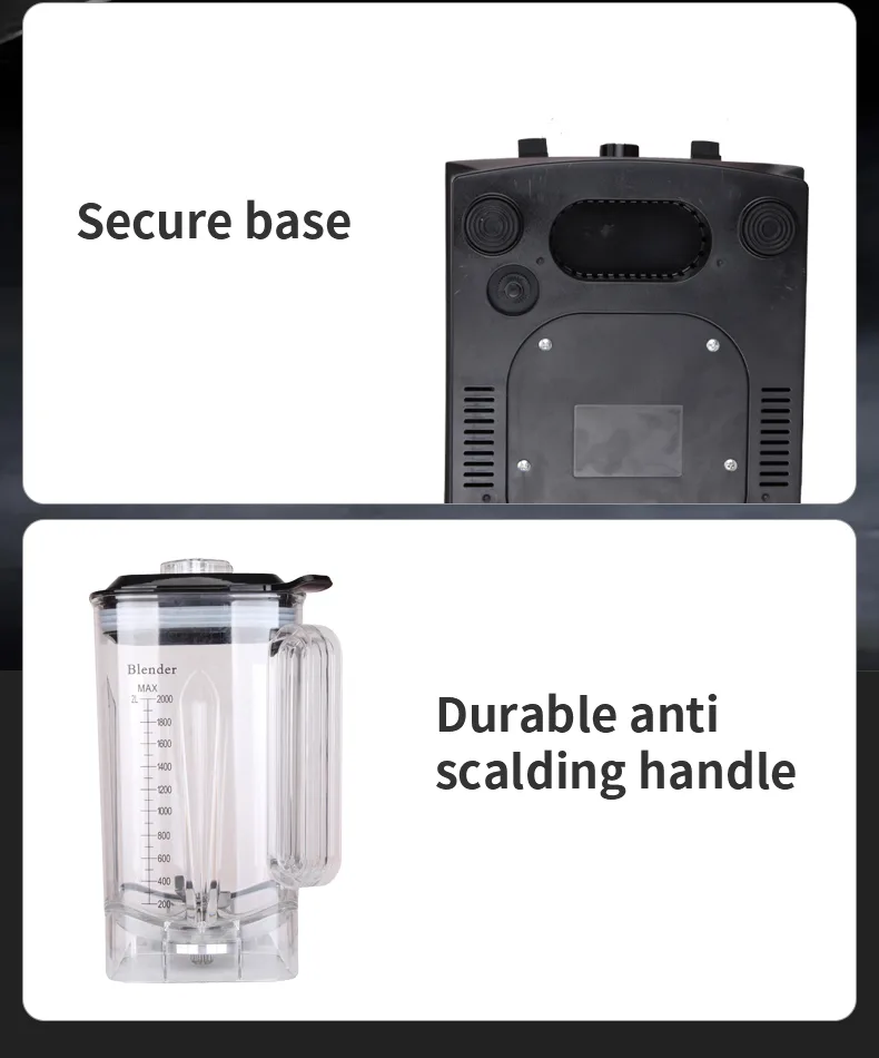 Lower Noise High Speed Blender For Commercial