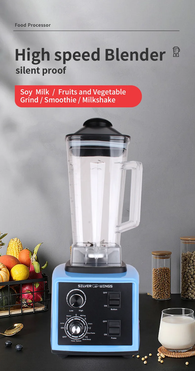 2L Milkshake Mechanical Blender Juice Mixer