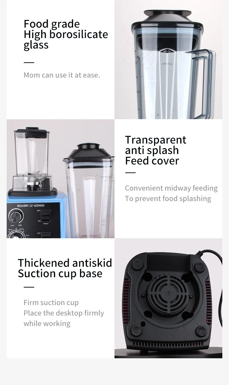 2L Milkshake Mechanical Blender Juice Mixer