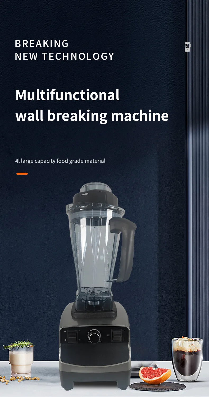 2L Heavy Duty Fruit Blender for Home Use