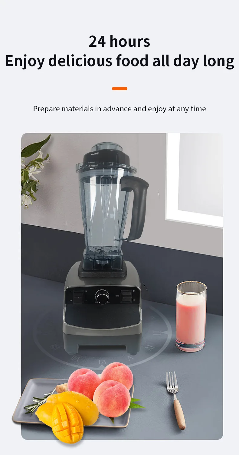 2L Heavy Duty Fruit Blender for Home Use