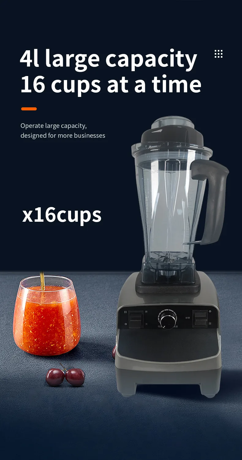 2L Heavy Duty Fruit Blender for Home Use