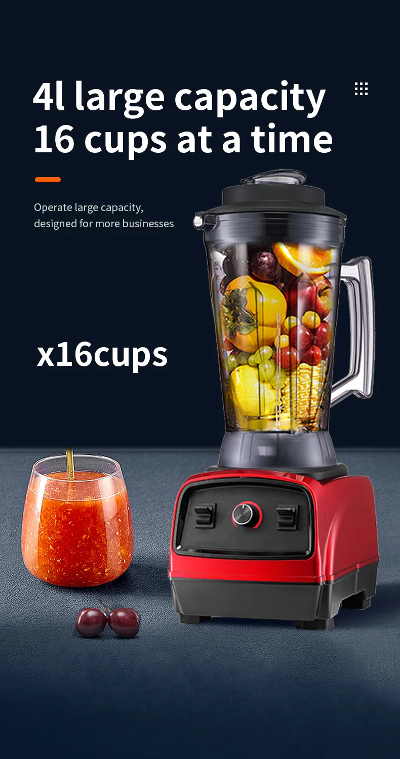 2.5L/4L Large Capacity Commercial Heavy Duty Blender