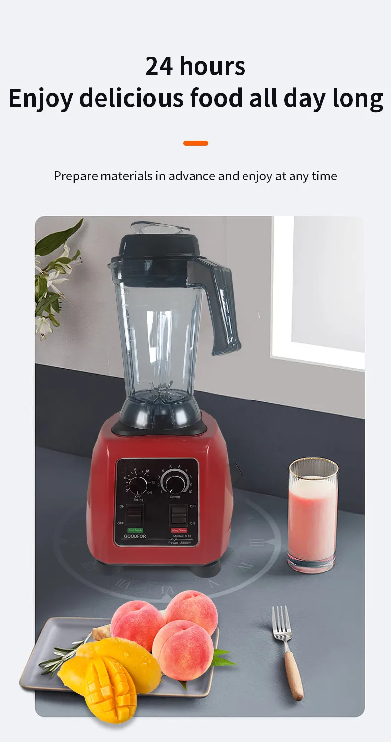 4L/5L Commercial Heavy Duty Blender