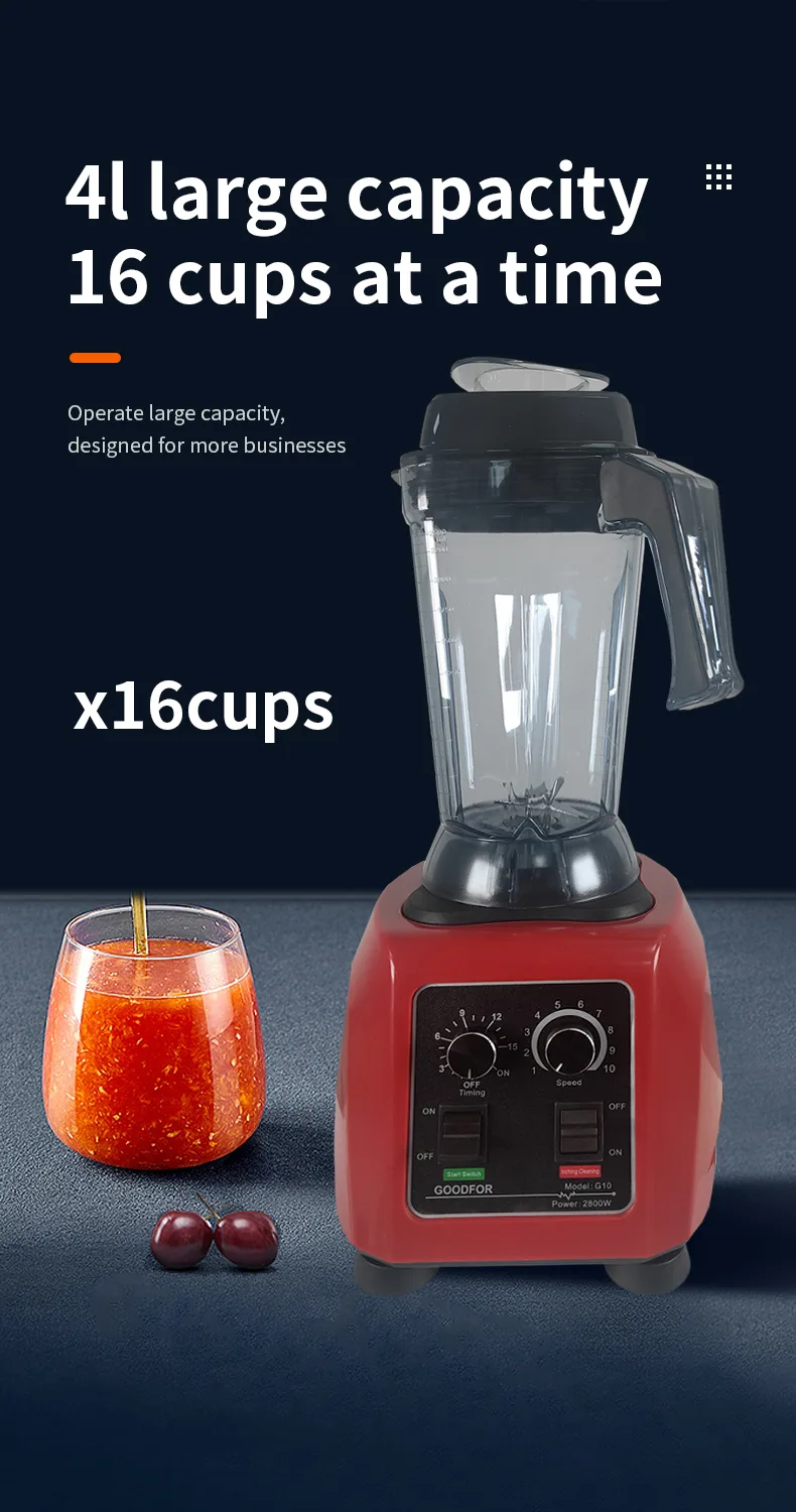 4L/5L Commercial Heavy Duty Blender