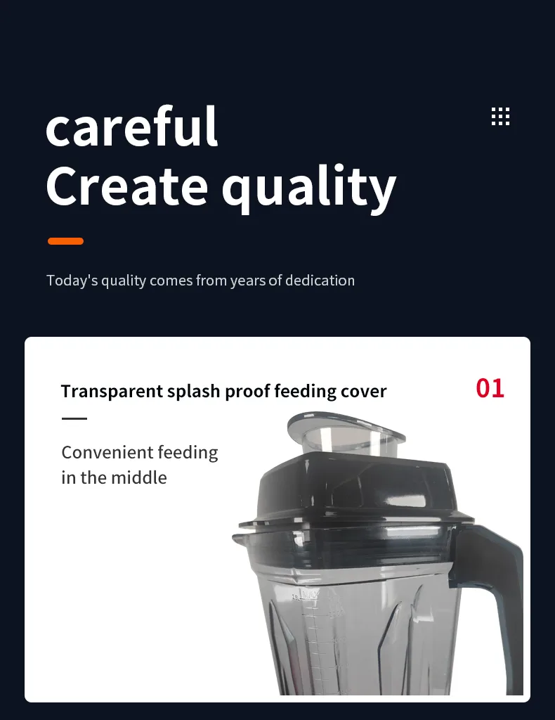 4L/5L Commercial Heavy Duty Blender