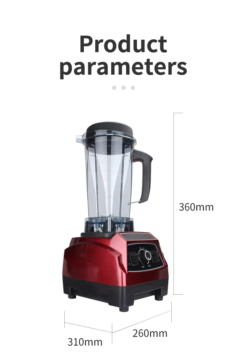 Unbreakable Industrial Commercial Blender For Shop