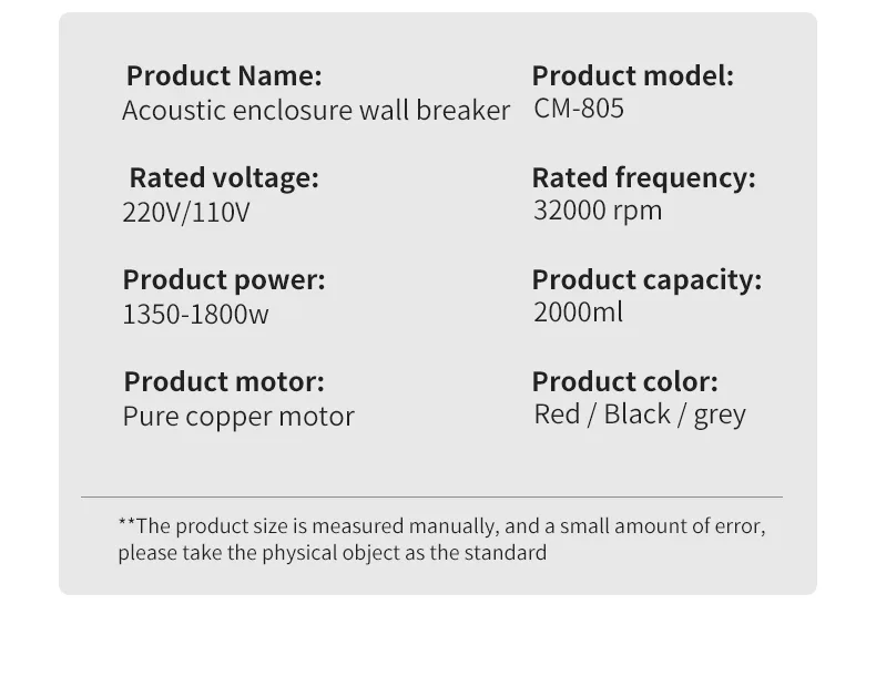 Unbreakable Industrial Commercial Blender For Shop
