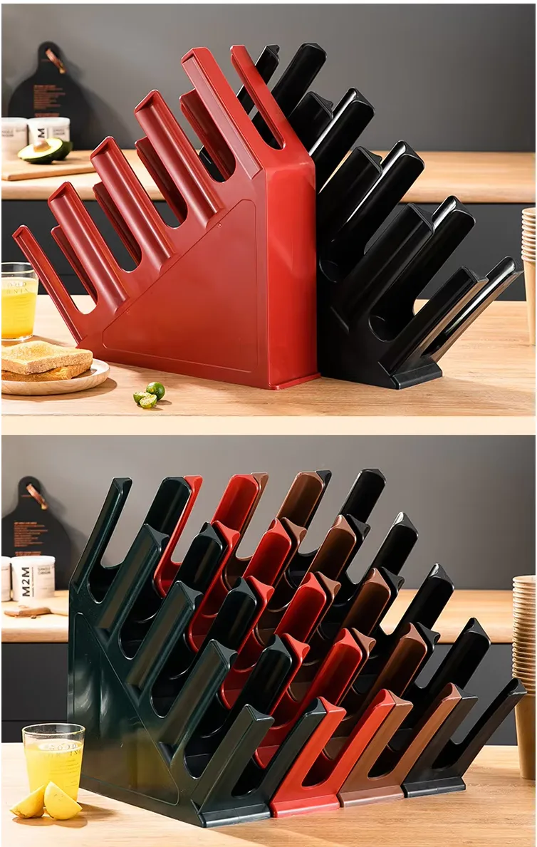 Tilt 4-Compartment Cup Holder Plastic Material