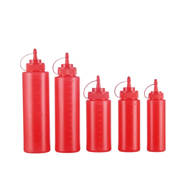 16Ann(450ml) Squeeze Sauce Bottle Single Mouth