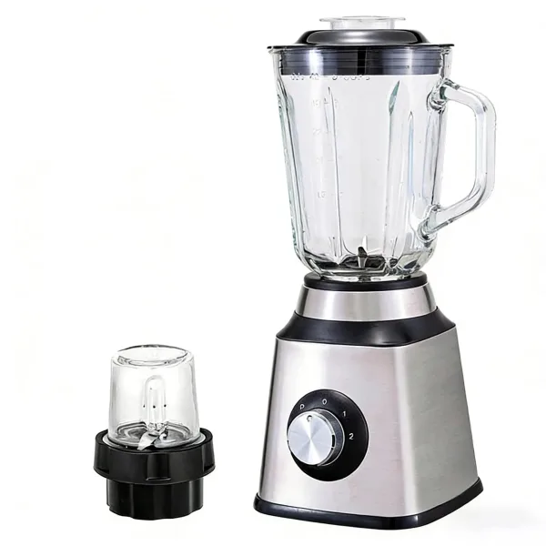 Electric Household Blender with 1.5L Glass Jar and grinder