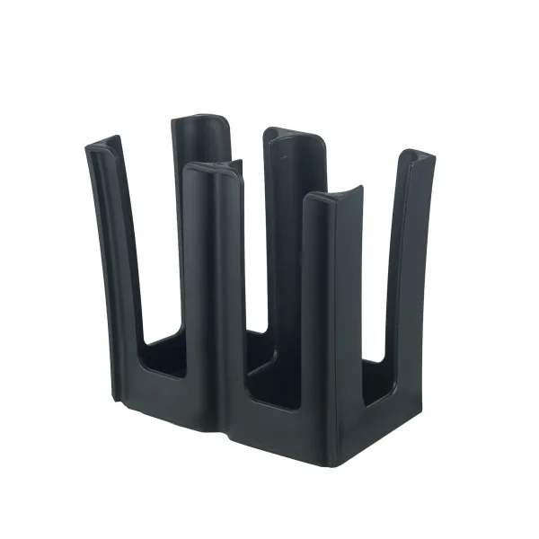 Flat 2-Compartment  Cup Holder Plastic Material