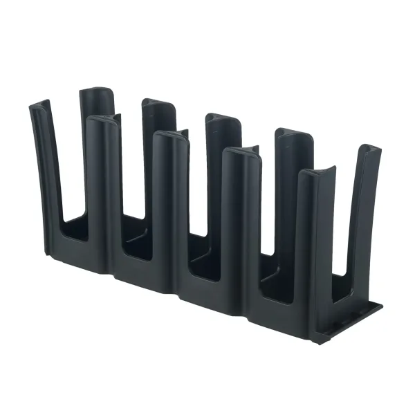 Flat 4-Compartment Cup Holder Plastic Material