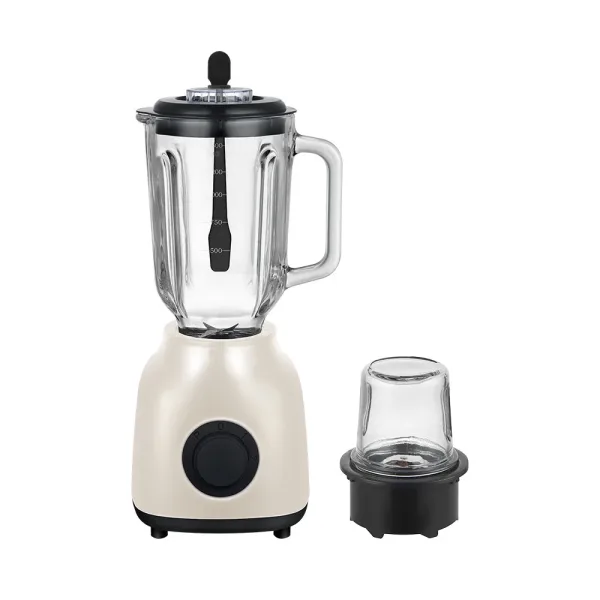 Home Use Smoothie Blender with 1.5L Glass Jar&Small Gridner Jar